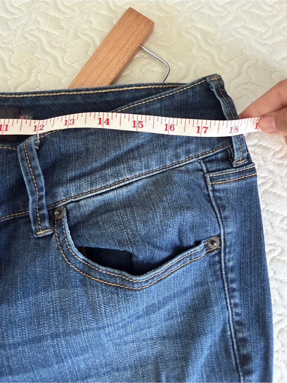 Madewell Perfect Vintage Full-Length Jeans Women’s 23 Light Wash High Rise - Picture 6 of 11